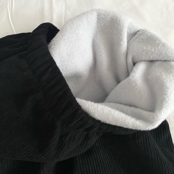 Black corduroy maxi skirt - Picture 5 of 5